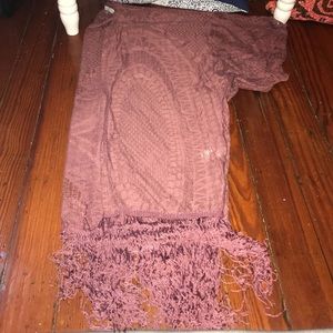 Brand new kimono. Mauve. Sheer.